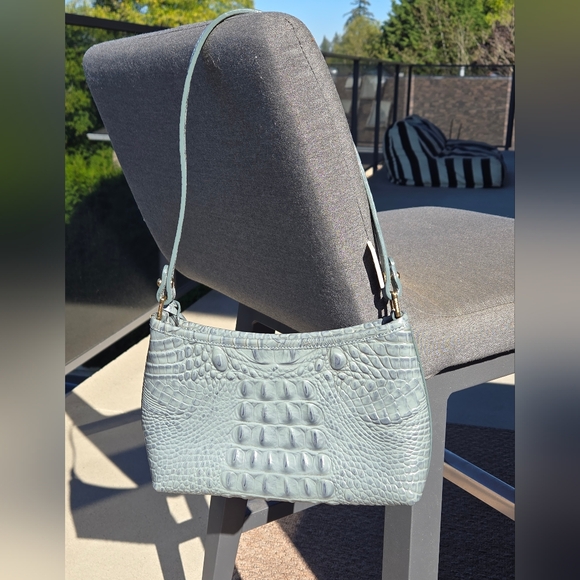 Brahmin Lorelei Croc Embossed Shoulder Bag - Picture 3 of 11